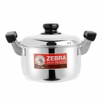 ราคา ZEBRA หม้อ หม้อต้ม Carry ตราหัวม้าลาย หม้อหุงต้ม หม้อสแตนเลส Carry ตราหัวม้าลาย สแตนเลสแท้ 304 (21666021572)