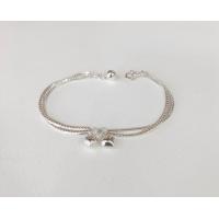 ราคา สร้อยข้อมือเงินแท้925 เครื่องประดับเงินแท้ สร้อยเงินแท้ (21417655146)