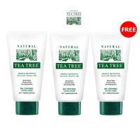 ราคา Tea Tree ที ทรี โฟมล้างหน้า ออยล์ คอนโทรล เฟเชียลโฟม 4 8 ออนซ์ 2 ฟรี 1 หลอด Oil Control Facial Foam 2 Free 1 (21686552281)