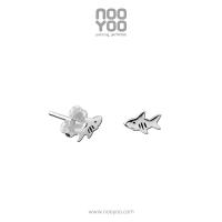 ราคา NooYoo ต่างหูสำหรับผิวแพ้ง่าย Baby Shark Surgical Steel (21630254149)