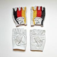 ราคา ถุงมือจักรยาน ถุงมือถักสไตล์วินเทจ ลายธงชาติ vintage bicycle gloves (20192684663)