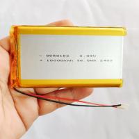 ราคา 3 7v 10000mah 9858102 Li Po li ionแบตเตอรี่เซลล์สำหรับMp3 MP4 กล้องติดรถยนต์ (21582179289)