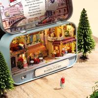 ราคา DIY บ้านตุ๊กตา ใหม่ Box Theatre พร้อมไฟ LED DIY Box Theatre ประกอบเอง มีไฟ (20347251659)