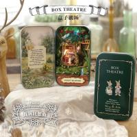 ราคา DIY บ้านตุ๊กตา ใหม่ Box Theatre พร้อมไฟ LED DIY Box Theatre ประกอบเอง มีไฟ (20347251669)