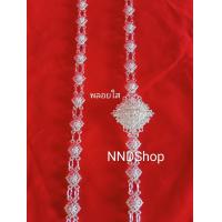 ราคา สังวาลย์ ทับทิม ลงยา รอบเส้น งานสวย หรู ละเอียด พลอยสังเคราะห์ เครื่องประดับชุดไทย สินค้าพร้อมส่ง (18609371929)