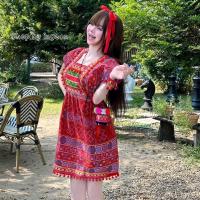 ราคา ชุดดอยน่ารักๆ ชุดเดรสพื้นเมือง ชุดชาวเขา ใส่เที่ยวเหนือ สินค้าพร้อมส่ง (18789464020)