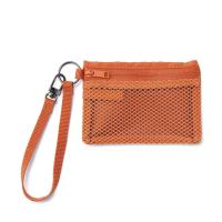 ราคา มูจิ กระเป๋าซิปใส่ของอเนกประสงค์ขนาดเล็กมีสายคล้อง MUJI Polyester Card Holder Zipper Case Approx 8 x 12 cm (21481541028)