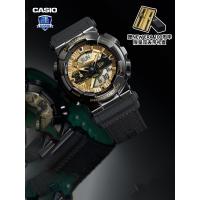 ราคา นาฬิกาข้อมือคาสิโอผู้ชาย gshock เซี่ยงไฮ้ไนท์สีรุ้งพระเจ้าทะเลสีดำปืนเหล็กกีฬากันน้ำ GM 110 (19882806202)