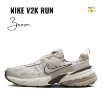 ราคา Nike V2K Run Metallic Silver Platinum Tint Tan Brown ของแท้100 รองเท้า Nike พร้อมส่ง (21447498845)