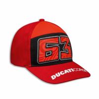ราคา หมวกแก็ป DUCATI PECCO BAGNAIA 63 CAP 2024 (21607881030)