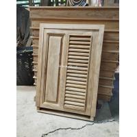 ราคา บานซิงค์ไ้ม้สักทอง ไม้สักแก่ ลูกฟัก เกล็ดไม้ ติดตั้งบานผับให้เรียบร้อย (21690937120)