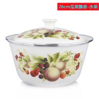 ราคา ต้นฉบับ ouli Jia ชามเคลือบชามเคลือบชามเหล็กพร้อมฝาปิดชามพอร์ซเลนน้ำมันหมูแบบโบราณชามซุปเครื่องเคลือบฝ้าหลาง (19499309949)