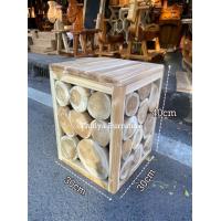 ราคา เก้าอี้ตอไม้ ไม้สักแท้ ขนาด30x30xสูง40cm พร้อมส่ง เก้าอี้ร้านกาแฟ เก้าอี้สไตล์โมเดิร์น (21128280525)