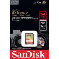 ราคา SanDisk Extreme SDXC SDXV2 64GB V30 U3 C10 UHS I 170MB s R 80MB s W 4x6 Lifetime Limited ME6 000970 (21389400369)