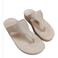 ราคา ใหม่ Calf Baby รองเท้าแตะหูหนีบแฟชั่นผู้หญิง ทรง Fitflop ฟิตฟลอป ยางนิ่ม รองเท้าเพื่อสุขภาพเท้า 36 41 (20664912824)