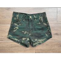 ราคา กางเกงขาสั้นลายทหาร ปลายขาโค้ง (20579611401)