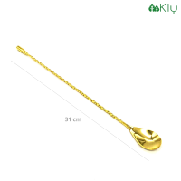 ราคา ช้อนคนด้ามยาว 30 cm ช้อนสแตนเลสแบบเกลียว สำหรับคนเครื่องดื่ม ช้อนสแตนเลส สแตนเลสอย่างดี ช้อนบาร์ (10241704975)