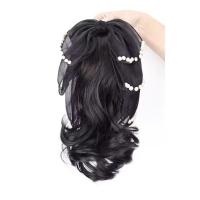 ราคา พร้อมส่งจากไทย แฮร์พีชผมลอน หางม้า แฮร์พีชพร้อมโบว์เก๋ๆ วิกเสริมผม (21083610557)