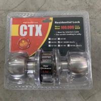 ราคา ลูกบิดประตูห้องน้ำ สแตนเลส CTX ไม่มีกุญแจ (6925902234)