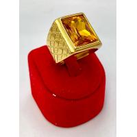 ราคา แหวนทอง 18K พลอยบุษราคัมสีเหลือง ช่วยเสริมบารมี โชคลาภ วาสนา (21536368980)