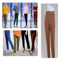 ราคา กางเกงเส้นหน้าขาเรียว ตีเกล็ดเส้นหน้า กางเกงทำงาน กางเกงแฟชั่น กางเกงขายาว (17425769667)