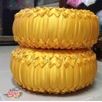 ราคา หมอนฟักทอง หมอนงานแต่งงาน หมอนแต่งงาน หมอนรองแขนรับไหว้ หมอนรับไหว้งานแต่งงาน ขนาด15นิ้ว คู่ละ990บาท (10636228280)