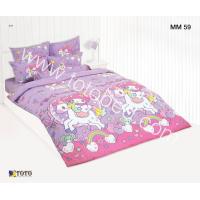 ราคา TOTO ผ้าปูที่นอนโตโต้ DISNEY ลายการ์ตูนลิขสิทธิ์ ขนาด 3 5 5 6 ฟุต มายเมโลดี้ ซานริโอ้ MY MELODY SANRIO รหัส MM59 สีชมพู ม่วง เฉพาะชุดผ้าปูไม่รวมผ้านวม (21532774572)