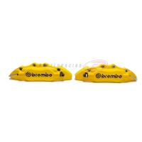ราคา ครอบดิสก์เบรคสำหรับล้อหลัง โลโก้ BREMBO สีเหลือง (18568736886)