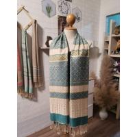 ราคา 11 ของฝาก ผ้าทอบุรีรัมย์ ผ้าพันคอ ผ้าคลุมไหล่ เนื้อผ้านุ่ม ฝ้ายเย็นสบาย ให้เป็นของขวัญ งานเลี้ยง งานเกษียณ silk Thai cloth บุรีรัมย์ (21336650270)