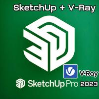 ราคา ส่งทางแชท Sketchup pro 2023 2022 โปรแกรมออกแบบ 3 มิติ Win mac ติดตั้งเองได้ง่าย ตัวเต็ม ถาวร (17939984421)