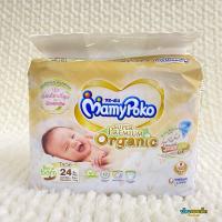 ราคา MamyPoko Tape Super Premium Organic ผ้าอ้อมเด็ก แบบเทป Size NB 24 ชิ้น (17962720123)