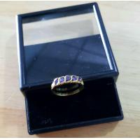 ราคา แหวนทองเหลืองประดับพลอยสีประจำวันเกิด แบบเรียบๆใส่ได้ตลอด ล้างได้ ขัดได้ แหวนพลอยสีประจำวัน แก้เคล็ดเสริมดวง BR 04 (16123458169)