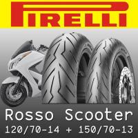 ราคา Pirelli Diablo Rosso Scooter ตรงรุ่น Honda Forza 300 ยางหน้า 120 70 14 ยางหลัง 150 70 13 (376595797)