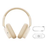 ราคา Baseus หูฟังไร้สาย รุ่น Bowie H1i Noise Cancellation Wireless Headphones แถมฟรี สายเคเบิล Type C 3A 0 3 ม สีขาว สายอะแดปเตอร์เสียง 3 5 มม (21472553546)