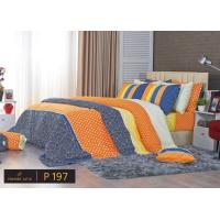 ราคา Flash Sale Premier Satin พรีเมียร์ซาติน ชุดผ้าปู ผ้านวม ขนาด 3 5 5 6ฟุต รหัสสินค้า P197 ลายลายทาง สีส้ม เทา น้ำเงิน ริ้ว ไร้รอยต่อ สำหรับที่นอน 11 นิ้ว (17099044986)
