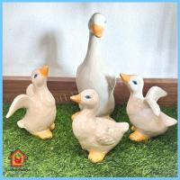ราคา ของแต่งสวน เป็ดเซรามิค ตุ๊กตาเซรามิกแต่งสวน 1 ชุด 4 ตัว เหมาะสำหรับ จัดสวนหย่อม ขนาด 10 นิ้ว 6 นิ้ว (21556644403)