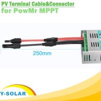 ราคา One Pair Solar Panel Terminal Cable With Y Branch Female and Male 25cm PV Connectors for PowMr MPPT Solar Charge Controller (11727166060)