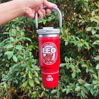 ราคา ชุดสุดคุ้ม ชุดแก้ว ฝาแก้วแบบหูหิ้ว 2หัว แก้วน้ำเก็บความเย็น 890ml สแตนเลส304 ลายทีมฟุตบอล ช้าง ลีโอ (21405013731)