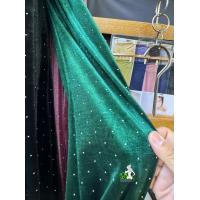 ราคา กางเกงผ้ากำมะหยี่ ขาม้า ลายจุด เอวยางยืด 0890 (21587262106)