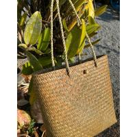 ราคา กระเป๋าสานกระจูดสะพายข้างพร้อมปลาตะเพียน กระเป๋าไปทะเล กระเป๋าไปคาเฟ่ (21615968732)