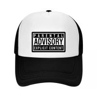 ราคา หมวกแก็ป หมวกเบสบอล หน้าบุฟองน้ำ หลังตาข่าย สกรีน PARENTAL ADVISORY ด้วย Flex pu ขอบเรียบ สวย คมชัด (21117542477)