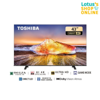ราคา TOSHIBA โตชิบา SMART TV ทีวี 43 นิ้ว รุ่น 43E330MP 4K AI ULTRA HD VIDAA (21296506501)