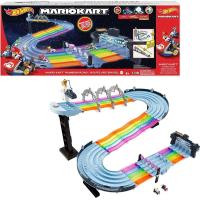 ราคา LZD Hot Wheels Mario Kart Rainbow Road Raceway ชุดราง8ฟุตพร้อมไฟและเสียง 2 1 64ยานพาหนะขนาดการแข่งขันด้วยหลักสูตรที่มีสีสัน5แทร็กด้วยการกำหนดค่า2แบบของขวัญของเล่นสำหรับเด็ก (21214518706)