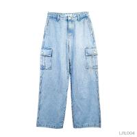 ราคา BEVERLY HILLS POLO CLUB New Arrival กางเกงยีนส์คาร์โก้ สำหรับผู้หญิง WOMENS CARGO JEANS รุ่น LJ1L004 (21548009479)