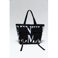 ราคา GENTLEWOMAN DOUBLE POCKET TOTE CREAM BLACK (21726541494)