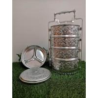 ราคา ปิ่นโต ตราจระเข้ ขนาด 16 นิ้ว 5 ชั้น สวยงามนะอ้อเจ้า ปิ่นโตอลูมิเนียม ปิ่นโตลายไทย หนา แข็งแรง (603630907)