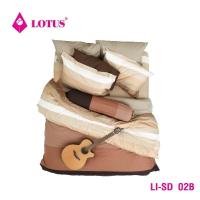 ราคา Lotus ชุดผ้าปู 6ฟุต 5ชิ้น ไม่รวมผ้านวม รุ่น Lotus Impression Stripies (14671781381)