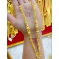 ราคา สร้อยคอลายแปดเสา ทองโคลนนิ่ง ทองชุบ (19185902334)