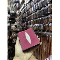 ราคา พร้อมส่งงานไทย กระเป๋าสตางค์หนังแท้ ปลากระเบน100 ของแท้เผาได้ไม่ไหม้ (14628213729)