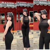 ราคา จั๊มสูท เว้าหลังขายาวแซ่บๆ (21456984469)